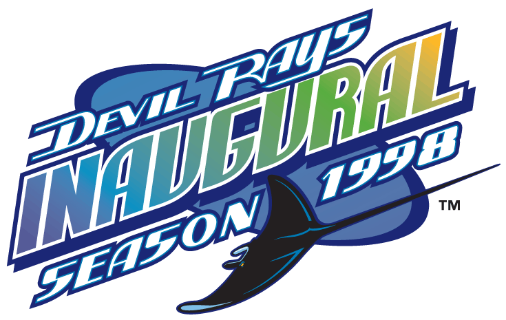Tampa Bay Devil Rays 1998 Anniversary Logo fabric transfer